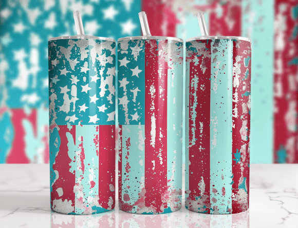 4th of July 20oz Tumbler Wrap Review