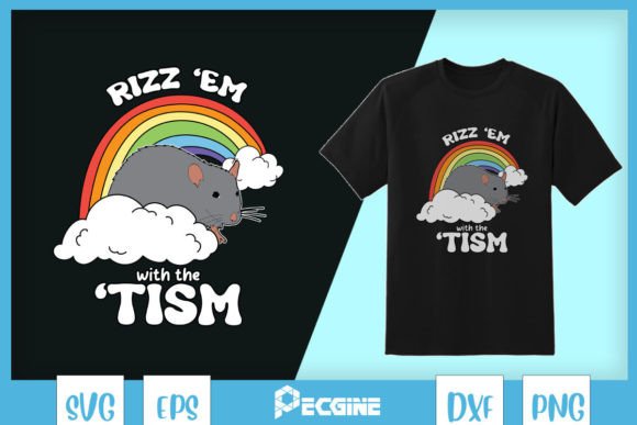 Funny Autism Rizz Em with the Tism SVG Review