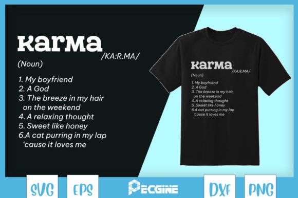 KARMA Definition Vibe Quote SVG Review