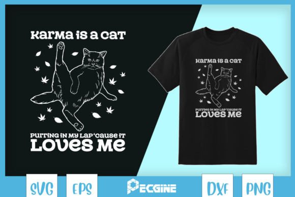 Karma Loves Me Cat Purring SVG Review