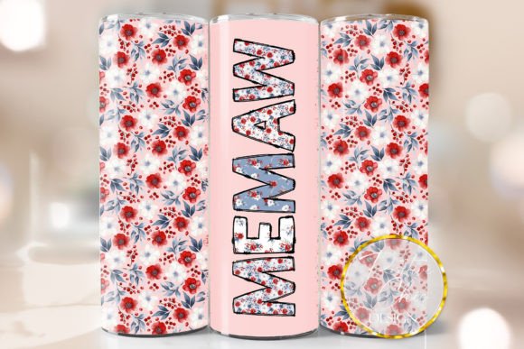 Memaw Tumbler Wrap Floral Design Review