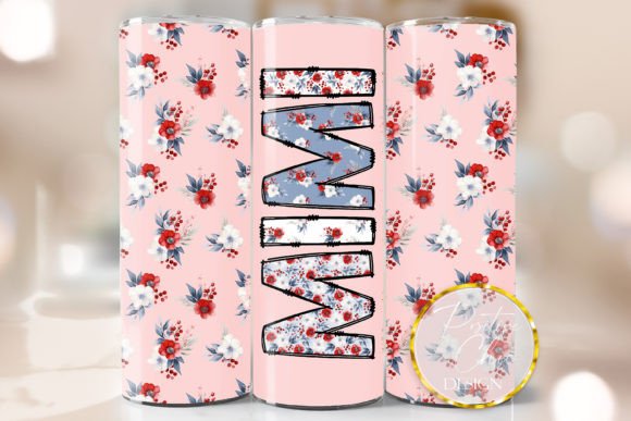 Mimi Floral Tumbler Wrap Sublimation PNG Review