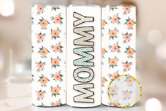 Mommy Floral Tumbler Wrap Flowers PNG Review