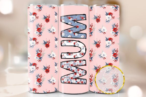 Mum Floral Tumbler Wrap PNG Sublimation Review