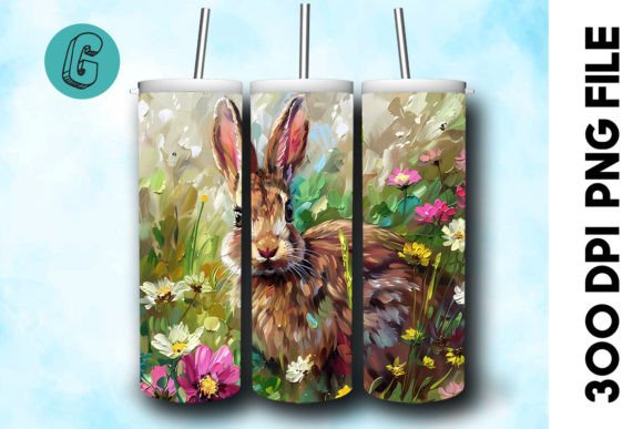 Oil Paint Easter Bunny Tumbler Wrap 25 Review