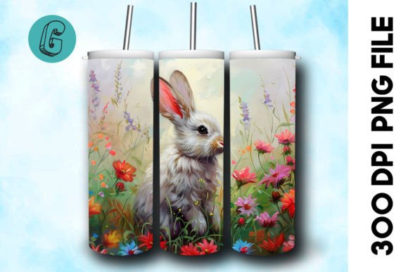 Oil Paint Easter Bunny Tumbler Wrap 34 Review