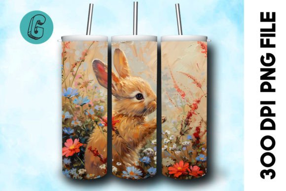 Oil Paint Easter Bunny Tumbler Wrap 40 Review