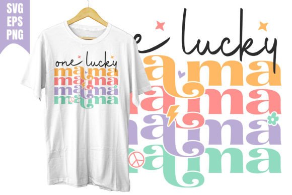 One Lucky Mama Love Svg Retro Groovy Review
