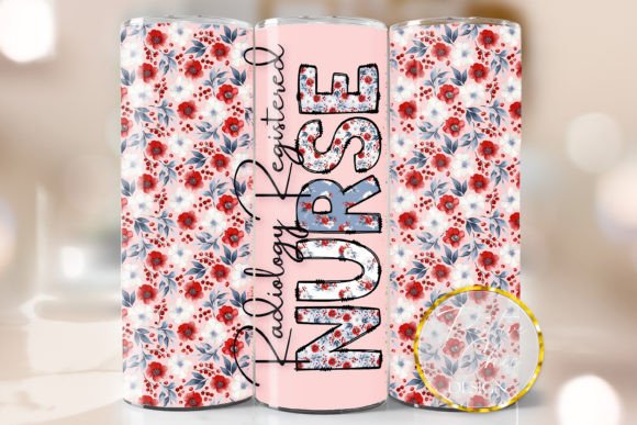 Radiology Nurse Tumbler Wrap PNG Design Review