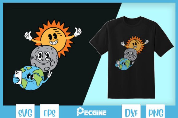 Selfie Earth Moon Sun Solar Eclipse SVG Review