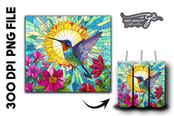 Stain Glass Hummingbird Tumbler Wrap 24 Review