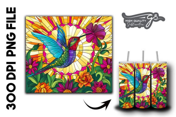 Stain Glass Hummingbird Tumbler Wrap 36 Review