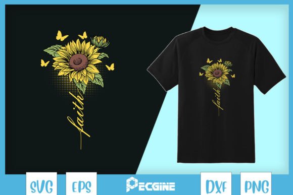 Vintage Faith Cross Sunflower SVG Review