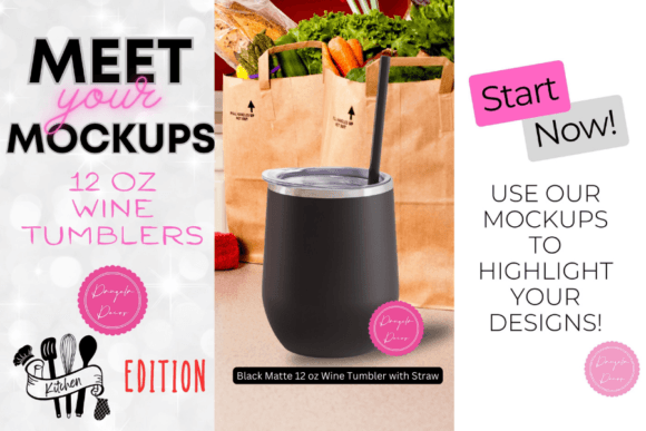 Wine Tumbler Mock Up Review